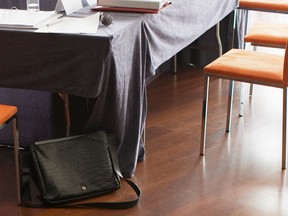 Stock photo showing an image of a briefcase. (Getty)