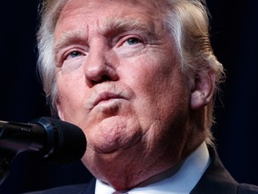 Republican presidential candidate Donald Trump speaks during a campaign rally, Friday, Aug. 5, 2016, in Green Bay, Wis. (AP Photo/Evan Vucci)