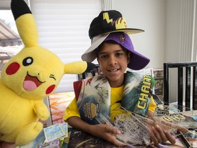 Adam Omarali is the #1 ranked junior pokemon player in North America and is off to San Francisco for the World Championships. (Craig Robertson/Toronto Sun)