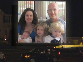 A neighbour who did not want to be named confirmed to NBC in Philadelphia according to their site, that this photo, posted on Mark Short's Facebook page, shows Megan and Mark Short, along with their children Liana, Mark and Willow. (Photo credit: Facebook)