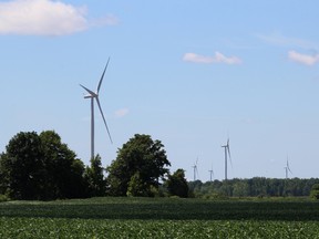 wind turbines