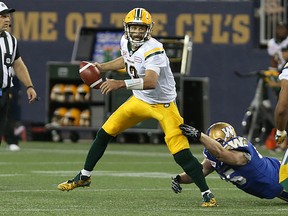 Edmonton Eskimos quarterback Mike Reilly.