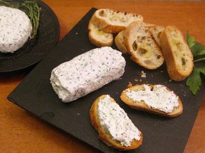 FRESH HERBED YOGURT CHEESE