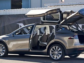 Tesla Model X luxury SUV. (Tesla/Supplied)