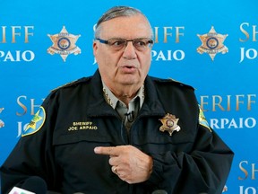 Maricopa County Sheriff Joe Arpaio is seen in a file photo. (AP Photo/Ross D. Franklin)