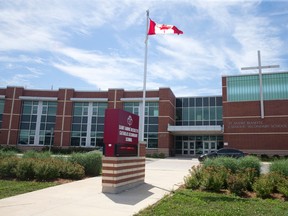 St. Andre Bessette Catholic secondary school in London. (CRAIG GLOVER, The London Free Press)