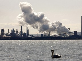 Stelco steel mill in Hamilton (PHOTO:  24 Hours)