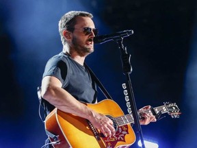 Eric Church performs at LP Field at the CMA Music Festival on Sunday, June 14, 2015, in Nashville, Tenn. AL WAGNER /AP