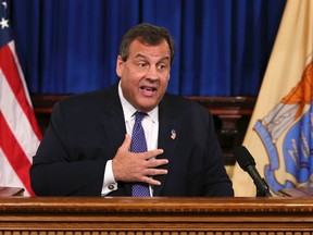 File photo of New Jersey Gov. Chris Christie. (AP Photo/Mel Evans)