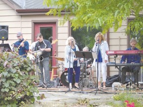 London jazz outfit A Group of Seven has a relaxing, front-porch look at one of its recent rehearsals. The new septet will be outdoors again Sunday when it plays at the Guy Lombardo Pavilion in London. (Special Postmedia News)