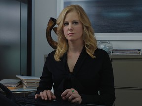 Naomi Bishop (Anna Gunn) wants the top job at her firm in "Equity," but must watch her back as she puts together a big deal. Courtesy of Sony Pictures Classics.