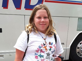 Tillsonburg's Lindsey McLean returns from Tim Horton Memorial Camp, north of Parry Sound. (CONTRIBUTED PHOTO)