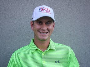 Caddie Ryan Desveaux, pictured in Kingston, is set to jet far from his Napanee hometown for the Rio Olympics, where he’ll be working with Mexican golfer Alejandra Llaneza. (Victoria Gibson/For The Whig-Standard)