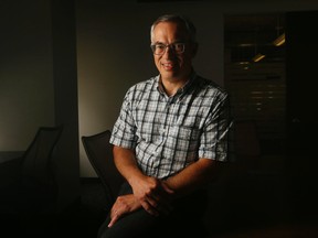 Conservative leadership candidate Tony Clement sits down with Anthony Furey in Toronto, Ont., on Friday, Aug. 12, 2016. (Stan Behal/Toronto Sun/Postmedia Network)