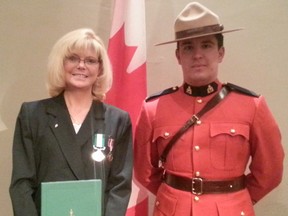 Joanne Klauke-Labelle is pictured after receiving a Queen's Diamond Jubilee medal in 2012. The Harmony for Youth founder, who died last year, is being honoured posthumously with a Governor General's Meritorious Service Medal. (Submitted)
