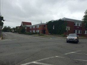 Bridgewater High School is seen in the city of Bridgewater, N.S., on Friday, July 8, 2016. Six male high school students in southwestern Nova Scotia are facing charges following an investigation into complaints that intimate images of at least 20 young female students were shared online without their consent. (THE CANADIAN PRESS/Michael MacDonald)