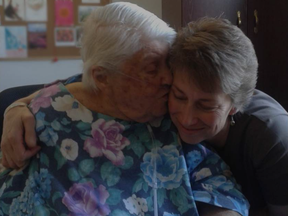 Sheila Wren is seen with her granddaughter, Sarah Harrison. (Photo supplied)