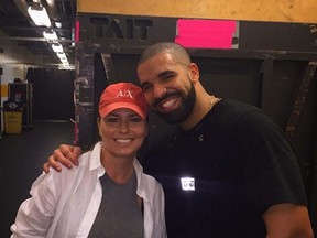 Drake with his crush Shania Twain. (Instagram)