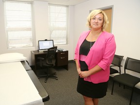 VanessaThornton-Davis is a cannabis counsellor at the Canadian Cannabis Clinics located at 65 Larch St. in Sudbury, Ont. John Lappa/Sudbury Star/Postmedia Network