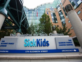 The Hospital for Sick Children in Toronto. (Ernest Doroszuk/Toronto Sun)