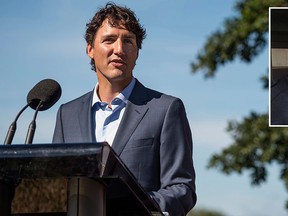 In reaction to the plot of would-be terrorist Aaron Driver (inset), Justin Trudeau said Tuesday that balancing individual rights with keeping Canadians secure from bombing threats has to be handled with care. THE CANADIAN PRESS/Darren Calabrese