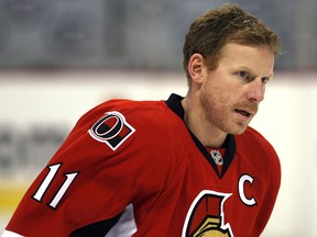 Ottawa Senators captain Daniel Alfredsson. (Darren Brown/Postmedia)