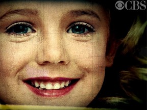 JonBenet Ramsey is pictured in this screen grab from the CBS docuseries  The Case of: JonBenet Ramsey.