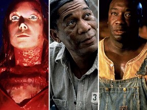 From left: Sissy Spacek in Carrie; Morgan Freeman in The Shawshank Redemption; Michael Clarke Duncan in The Green Mile. (Handout photos)