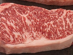 Is it real, or is it a figment of some mad magician's imagination? (Courtesy of Kobe Beef Store.)