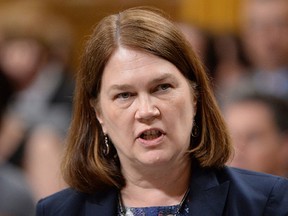 Health Minister Jane Philpott answers a question during Question Period in the House of Commons on Parliament Hill in Ottawa on Thursday, June 16, 2016. THE CANADIAN PRESS/Adrian Wyld