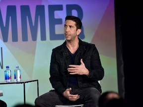 David Schwimmer speaks at 'David Schwimmer: In Conversation' at the Vulture Festival at Milk Studios in New York City, on May 21, 2016. (Bryan Bedder/Getty Images for Vulture Festival)