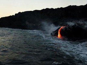 Lava volcano