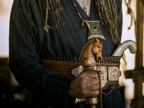 Morgan Freeman as Ilderim in a scene from "Ben-Hur." (Philippe Antonello/Paramount Pictures via AP)