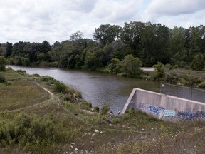 The Thames River running through Woodstock. (Sentinel-Review file photo)