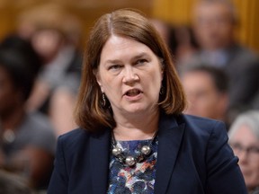 Health Minister Jane Philpott answers a question during Question Period in the House of Commons on Parliament Hill in Ottawa on Thursday, June 16, 2016. The limo company that provided thousands of dollars in high-end car service to Health Minister Philpott says it is willing to reimburse taxpayers.THE CANADIAN PRESS/Adrian Wyld