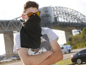 Conor at the Burlington Skyway Thursday August 18, 2016. (Jack Boland/Toronto Sun)