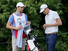 Senators winger Mark Stone is caddying for Matt Hill at this week's PGA Tour Canada event at Hylands. (Julie Oliver, Postmedia Network)