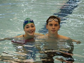 Marco and Jasmine Bagnasco both joined a new swimming club this year, amping up their training and being rewarded with medals at provincial and national championships. - Mitch Goldenberg, Reporter/Examiner.