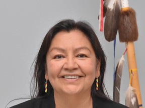 The chief of the Moose Cree First Nation, Patricia Faries.