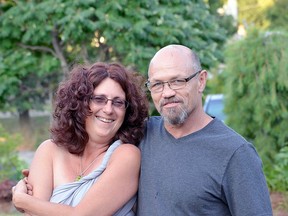 Denise Fletcher and Brad Lossing are the winners of Tourism Kingston's Tragically Hip Prize Package, which include two tickets to the band's final show in Kingston on August 20. (Supplied by) Denise Fletcher/Postmedia Network