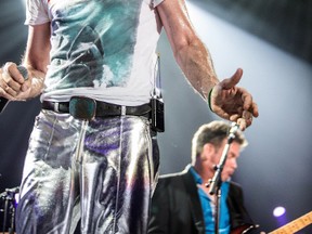 Tragically Hip frontman Gord Downie performs in Kingston, Ont. on the final stop of a 15-city national concert tour on Saturday, August 20, 2016 (David Bastedo Photo)