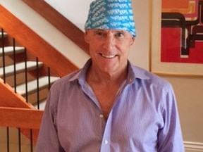 Rick McGraw, 72, poses with a Sick Kids bandanna in this undated handout photo. McGraw raised $330,000 for the Hospital for Sick Children by climbing Mount Kilimanjaro.