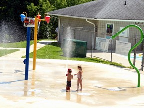 The Mitchell Lions Club plans to improve the splash pad at the West Perth Lions Pool with the addition of at least two new features. GALEN SIMMONS MITCHELL ADVOCATE