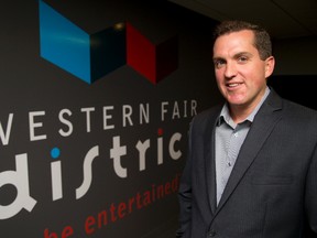 Kris Dinel, fair manager for the Western Fair District in London, Ont. (MIKE HENSEN, The London Free Press)