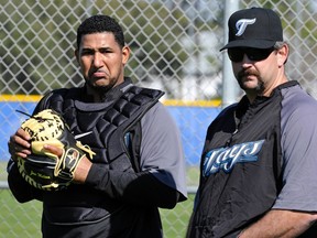 Sal Fasano was dismissed as Blue Jays' minor-league pitching coordinator on Monday. (REUTERS/PHOTO)