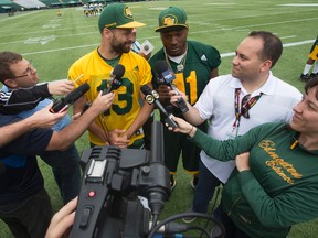 Eskimos QB Mike Reilly says while he's too busy to play video games, the team's likely expert on the new Madden NFL 17 video game, due out Tuesday, is Odell Willis. (David Bloom)