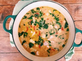 This August 2016 photo shows Thai pork curry in New York. This dish is from a recipe by Katie Workman.