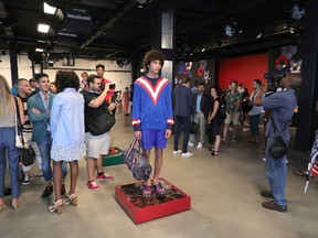 Guests attend Tommy Hilfiger Spring 2017 Men's Tailored Collection Presentation at Skylight at 60 10th Avenue on July 6, 2016 in New York City.  (Photo by Neilson Barnard/Getty Images for Tommy Hilfiger)