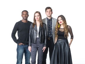 The cast of CBC's Four in the Morning. (Handout photo)