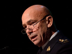 RCMP commissioner Bob Paulson, pictured, said in a Jan. 14 note that "Tests have shown that the hijab does not reduce the effectiveness of an officer in the exercise of her functions."  (THE CANADIAN PRESS/Sean Kilpatrick)